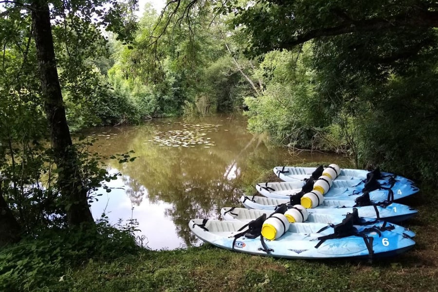 location canoe/kayak rivière Vie Apremont