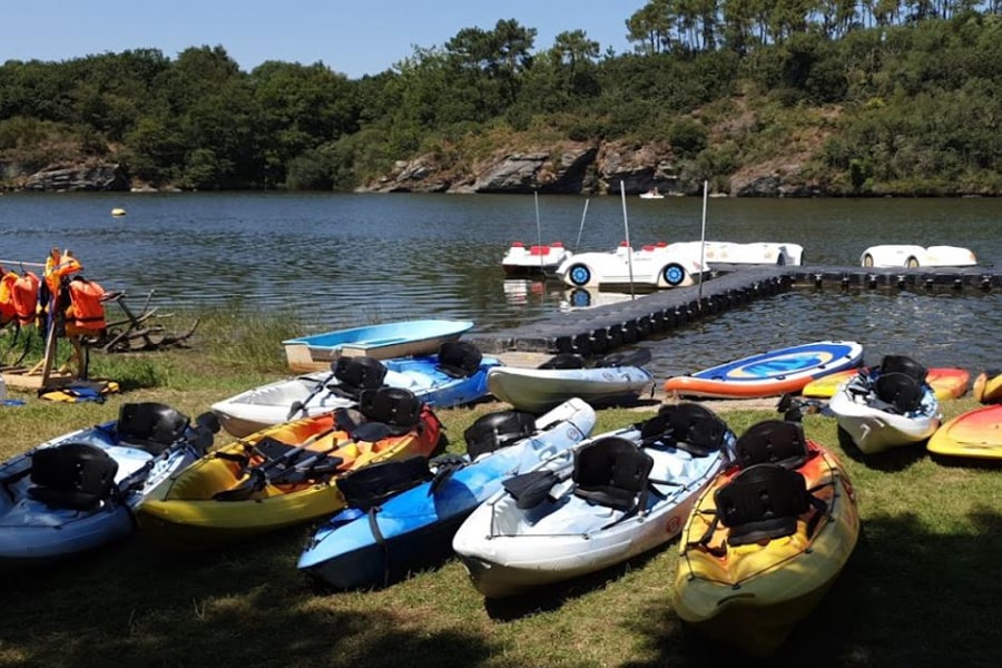 location canoe/kayak/paddle/pédalo lac du jaunay Landevieille